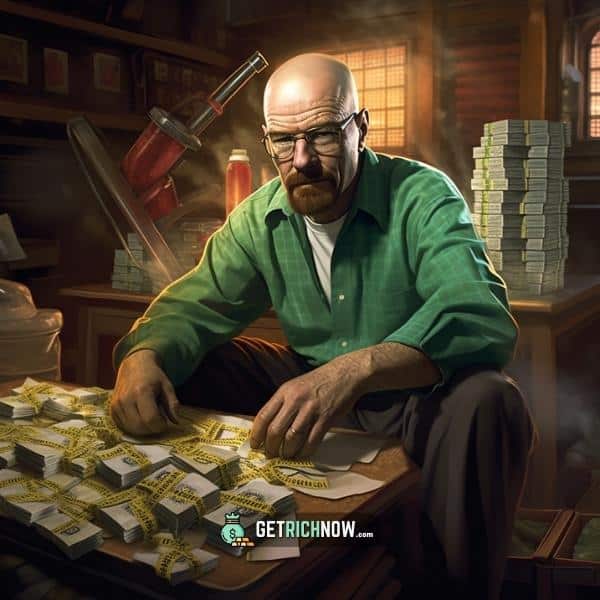 what is walter white's net worth